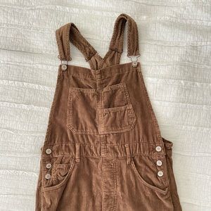 Free People Ziggy Cord Overalls